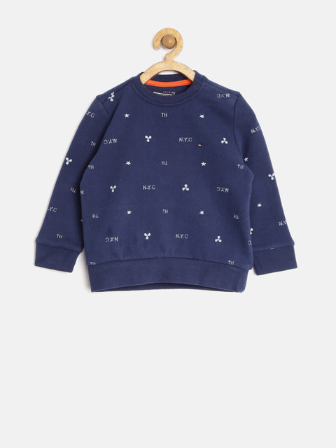 

Tommy Hilfiger Boys Navy Printed Sweatshirt, Navy blue