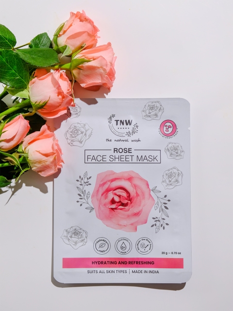 

TNW The Natural Wash Rose Face Sheet Mask 20 Gm