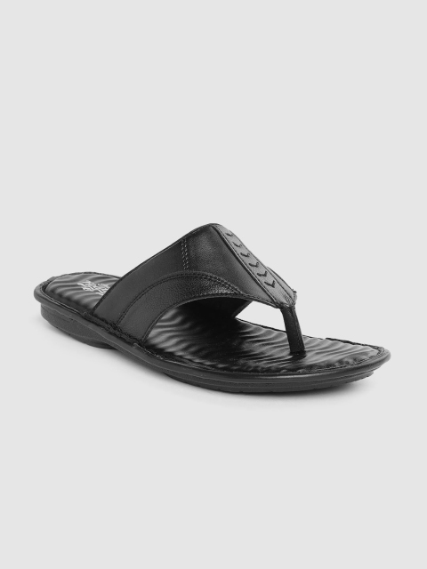 

Roadster Men Black Solid Comfort Sandals