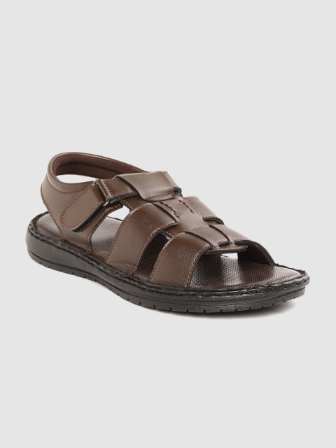 

Roadster Men Brown Solid Comfort Sandals