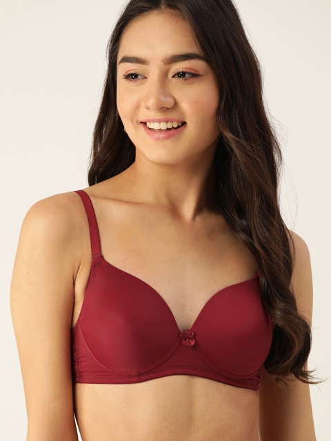 

DressBerry Maroon Lightly Padded T-shirt Bra DB-DRM-ZIV-11D