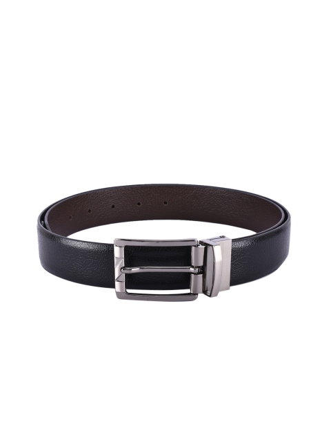 

BuckleUp Men Black & Brown Textured Belt