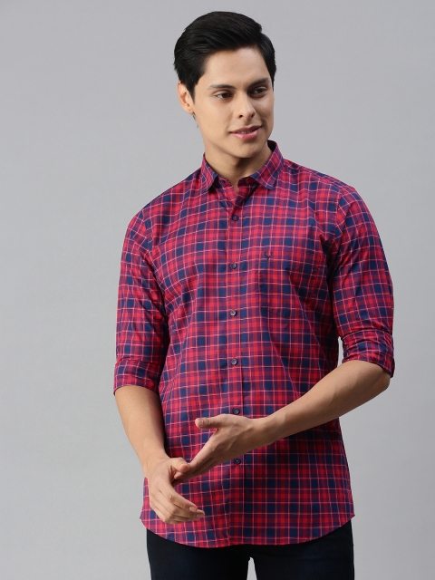 

Allen Solly Men Red Slim Fit Checked Casual Shirt