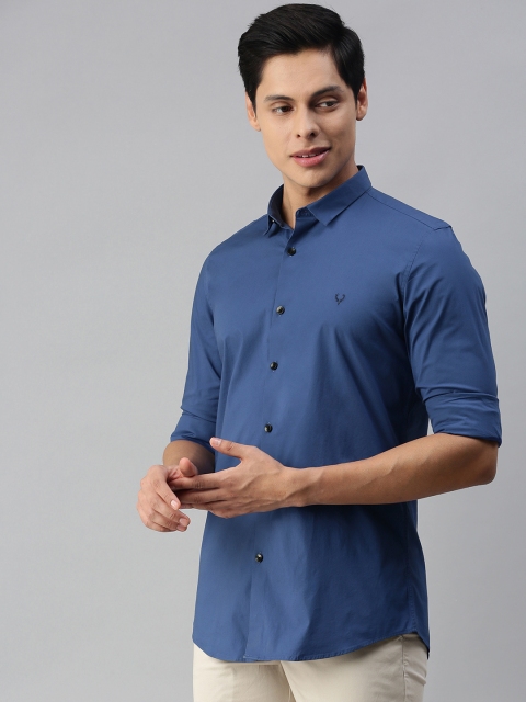

Allen Solly Men Blue Modern Slim Fit Casual Shirt