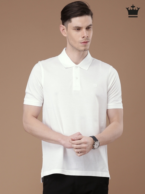 

Louis Philippe White Polo T-shirt