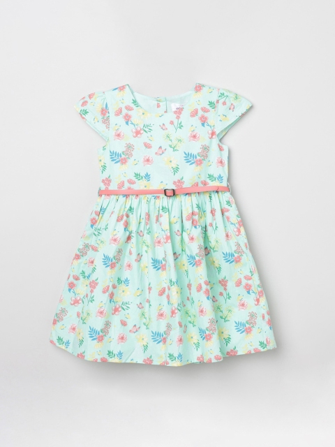

max Blue Floral Dress