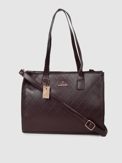 

Lavie Brown Quilted Textured VEX MED Shoulder Bag