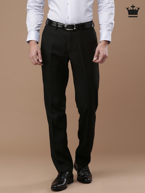 

Louis Philippe Black Ultra Slim Fit Formal Trousers