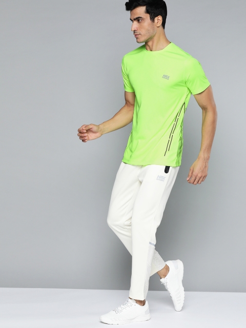 

HRX By Hrithik Roshan Men Neon Green Solid Rapid-Dry Antimicrobial Running Tshirt, Fluorescent green