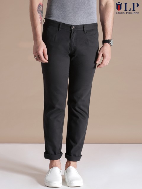 

Louis Philippe Sport Black Steven Fit Chino Trousers