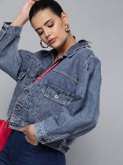 

Levis Women Blue Trucker Denim Jacket