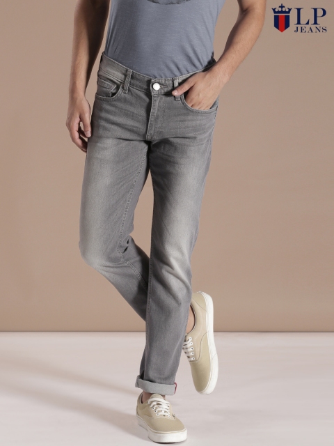 

Louis Philippe Jeans Grey Matt Slim Fit Jeans, Blue
