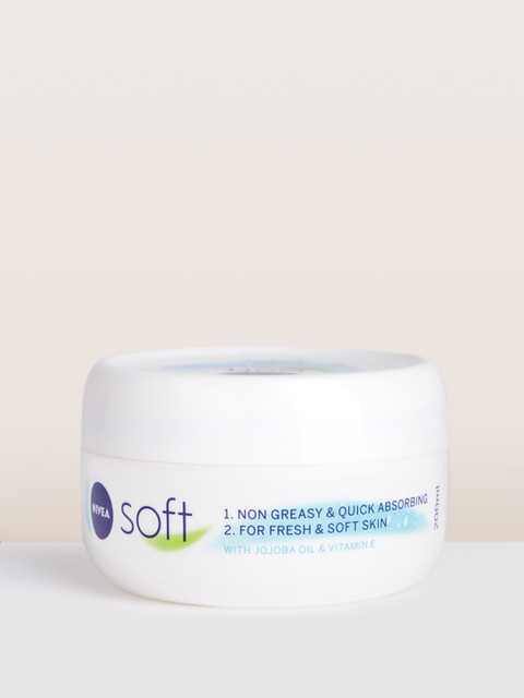 

Nivea Soft Light Moisturizer for Face Hand & Body 200 ml, White