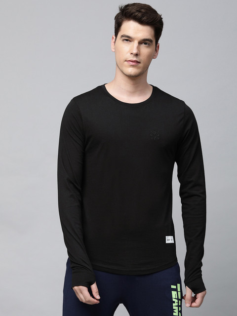 

abof Men Black T-shirt