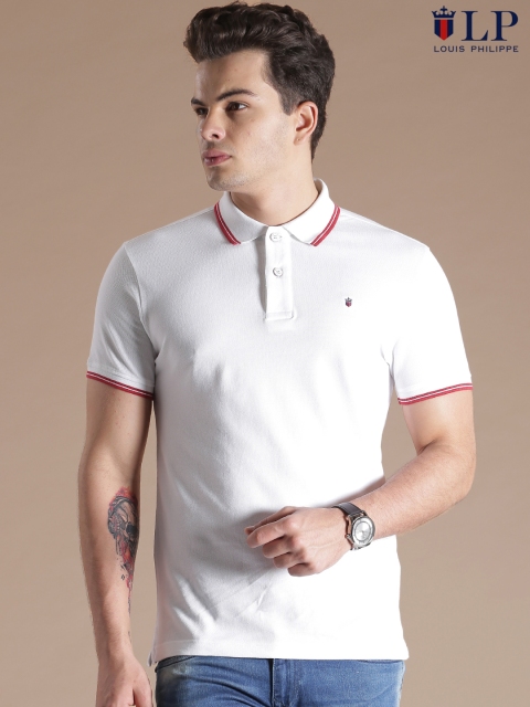 

Louis Philippe Sport White Polo T-shirt