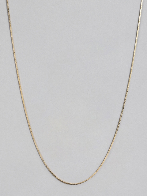 

Peora Gold-Plated Fancy Snake Chain