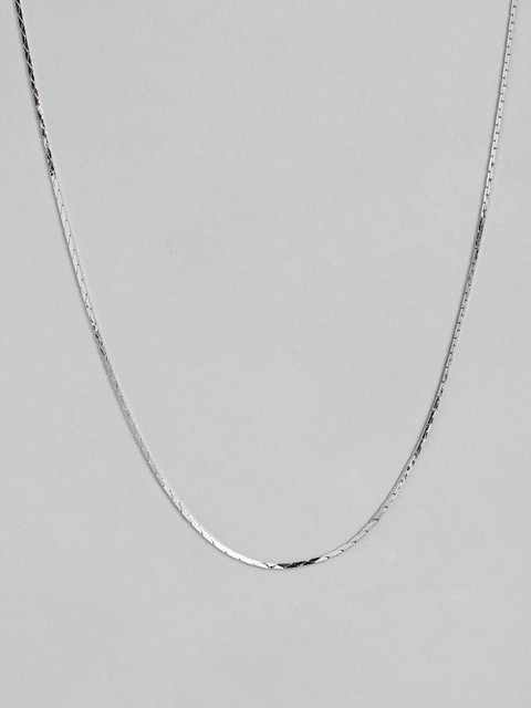 

Peora Silver-Plated Fancy Snake Chain