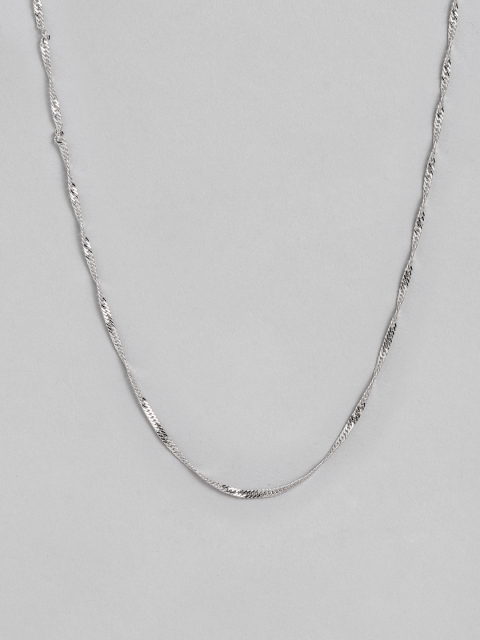 

Peora Silver-Plated Singapore Chain