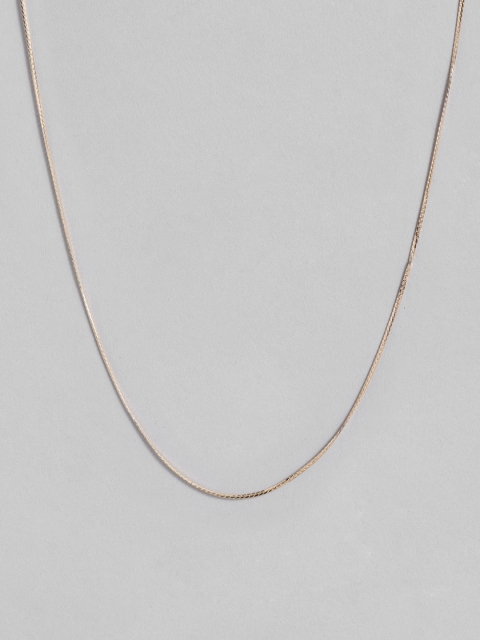 

Peora Gold-Plated Fancy Flat Chain