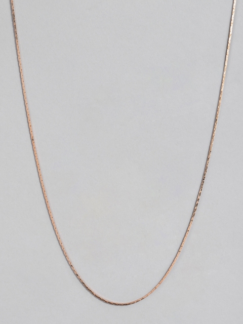 

Peora Rose Gold-Plated Solid Chain