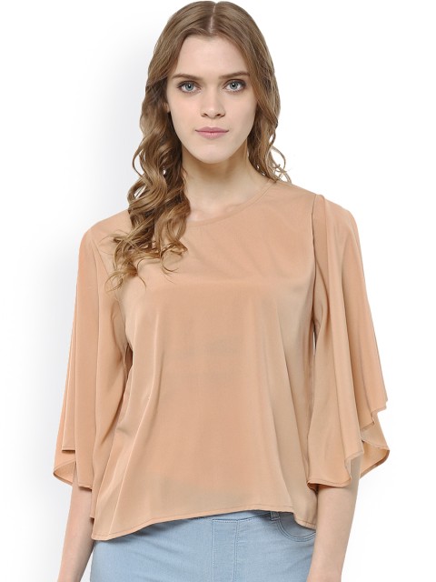 

Harpa Beige Crepe Top