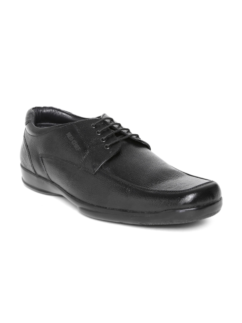

Red Chief Men Black Genuine Leather Formal Shoes
