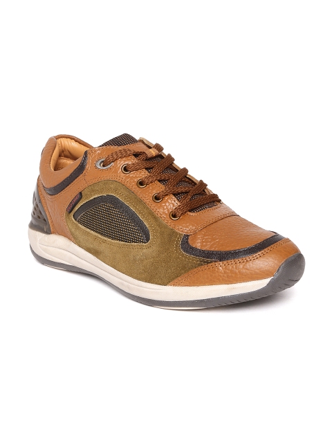 

Red Chief Men Brown Leather Casual Shoes
