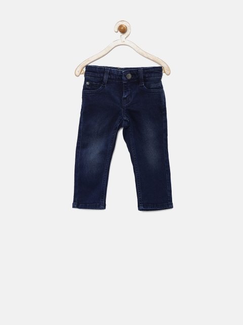 

United Colors of Benetton Boys Blue Stretchable Jeans