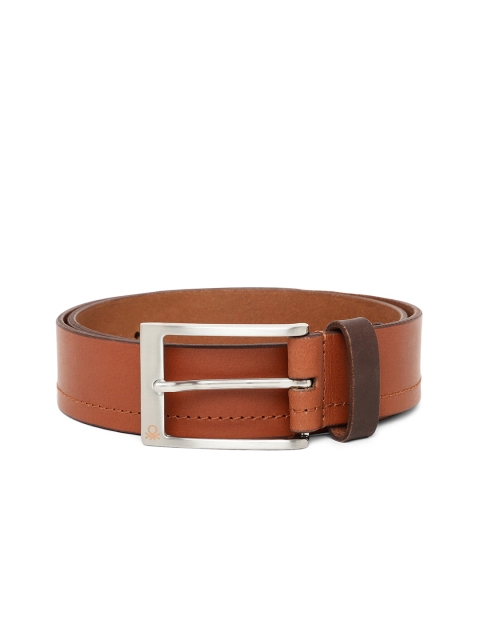 

United Colors of Benetton Men Tan Brown Solid Formal Leather Belt