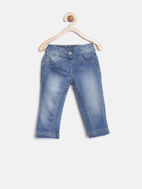 

United Colors of Benetton Girls Blue Skinny Fit Stretchable Jeans