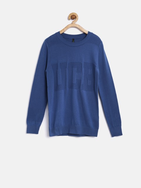 

United Colors of Benetton Boys Blue Sweater