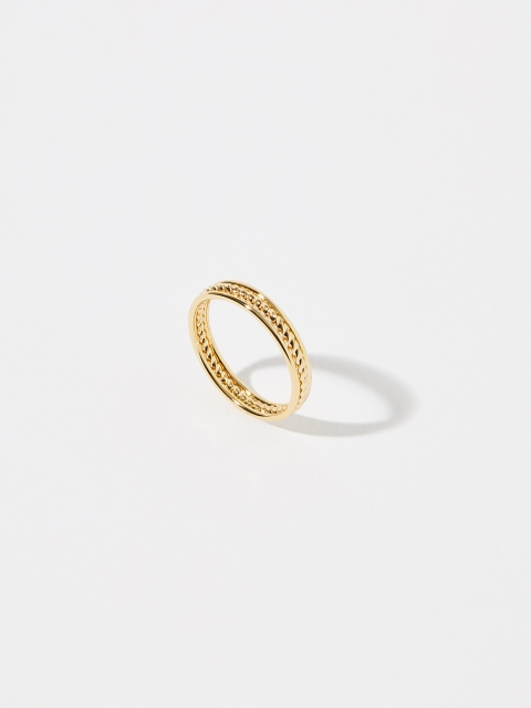 

Accessorize Gold-Plated Z Vintage Rope Band Finger Ring