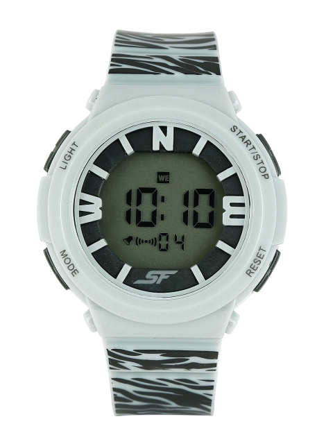 

Sonata Ocean Series Women Grey Printed Digital Watch 87016PP03