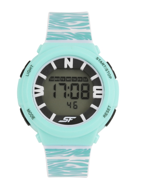 

Sonata Ocean Series Girls Mint Green Digital Watch 87016PP04
