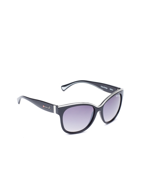 

SWISS MILITARY Women Grey & Black Cateye Sunglasses SMS6