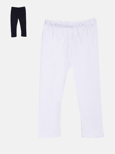 

Kryptic Womens Pack of 2 Black and White Cotton Leggings