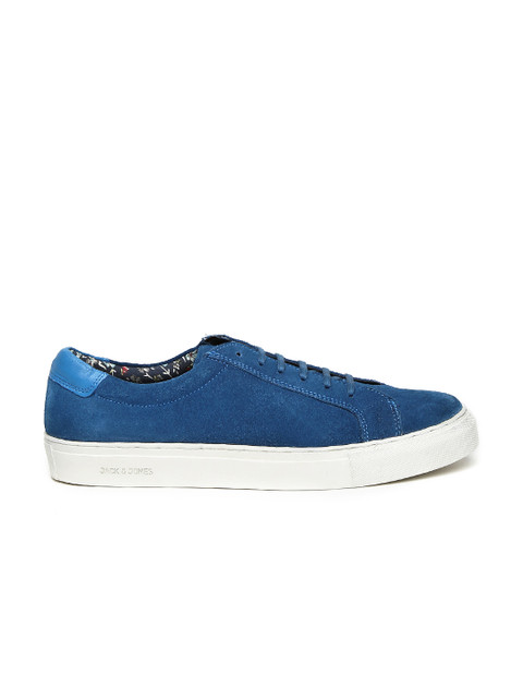

Jack & Jones Men Blue Suede Sneakers