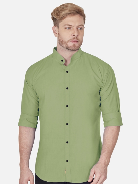 

VeBNoR Men Green Slim Fit Formal Shirt
