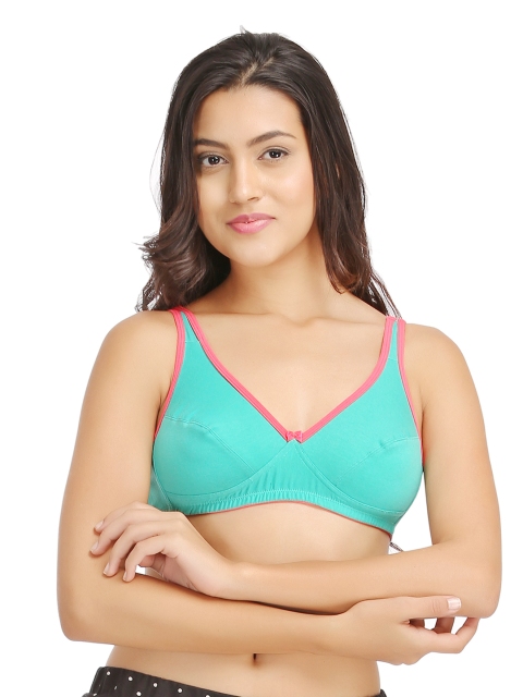 

Clovia Green Full-Coverage Bra BR0655P17