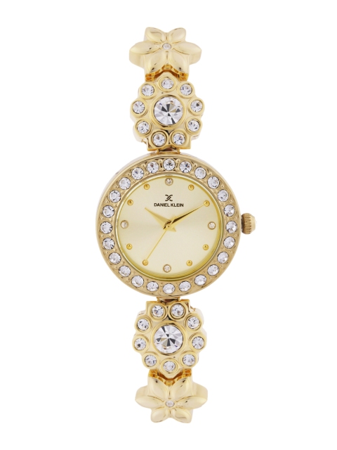 

Daniel Klein Exclusive Women Gold-Toned Dial Watch DK11107-2