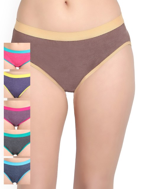 

Leading Lady Women Pack of 6 Briefs LLDP3521, Multi
