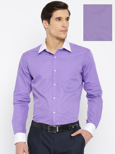 

Park Avenue Men Lavender Slim Fit Solid Formal Shirt