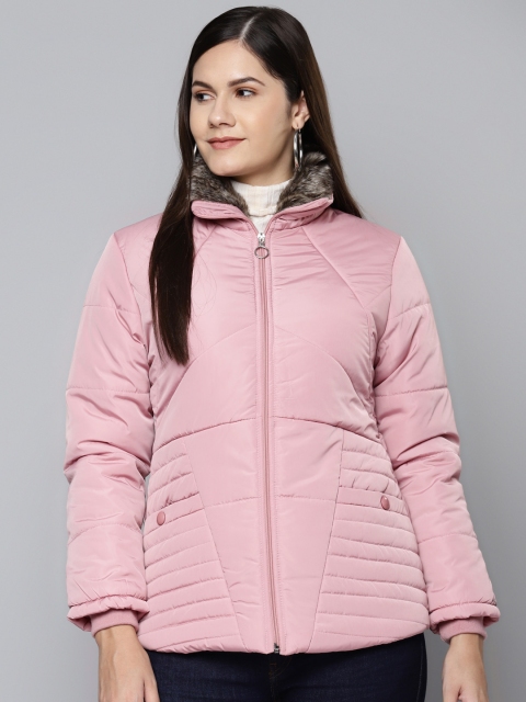 

Foreign Culture By Fort Collins Women Pink Padded Jacket