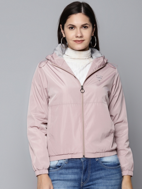 

Foreign Culture By Fort Collins Women Mauve Lightweight Sporty Jacket