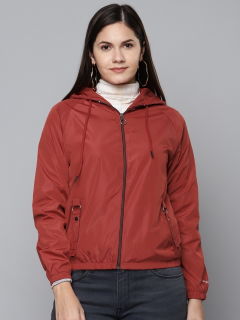 

Foreign Culture By Fort Collins Women Red Lightweight Sporty Jacket
