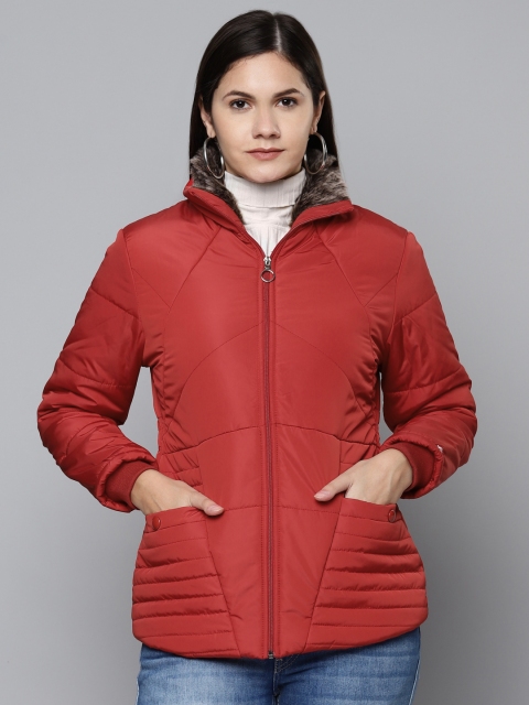 

Foreign Culture By Fort Collins Women Red Lightweight Padded Jacket