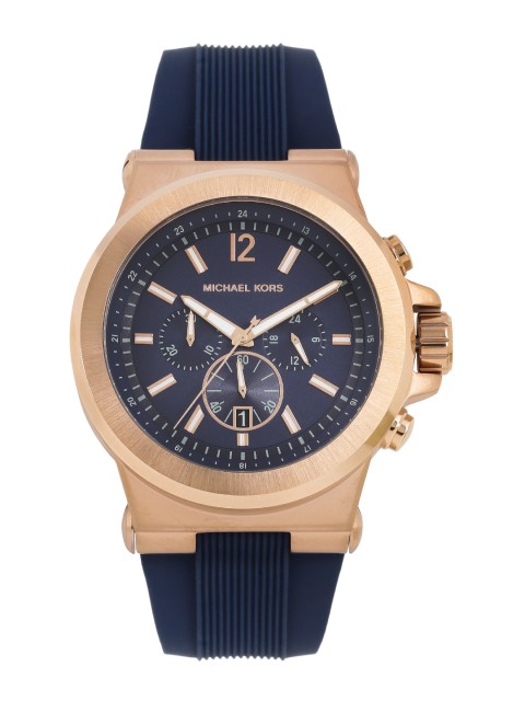 

Michael Kors Men Navy Chronograph Dial Watch MK8295I, Navy blue