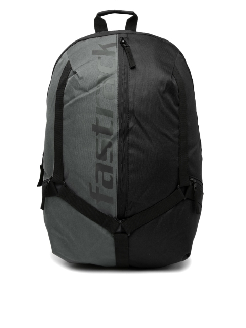 

Fastrack Men Black & Grey Backpack