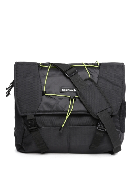 Fastrack Men Black Messenger Bag available at myntra for Rs.747