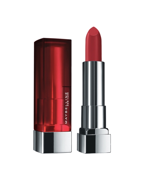 

Maybelline New York ColorSensational Creamy Matte Lipstick - Bitten Burgundy 602, Red